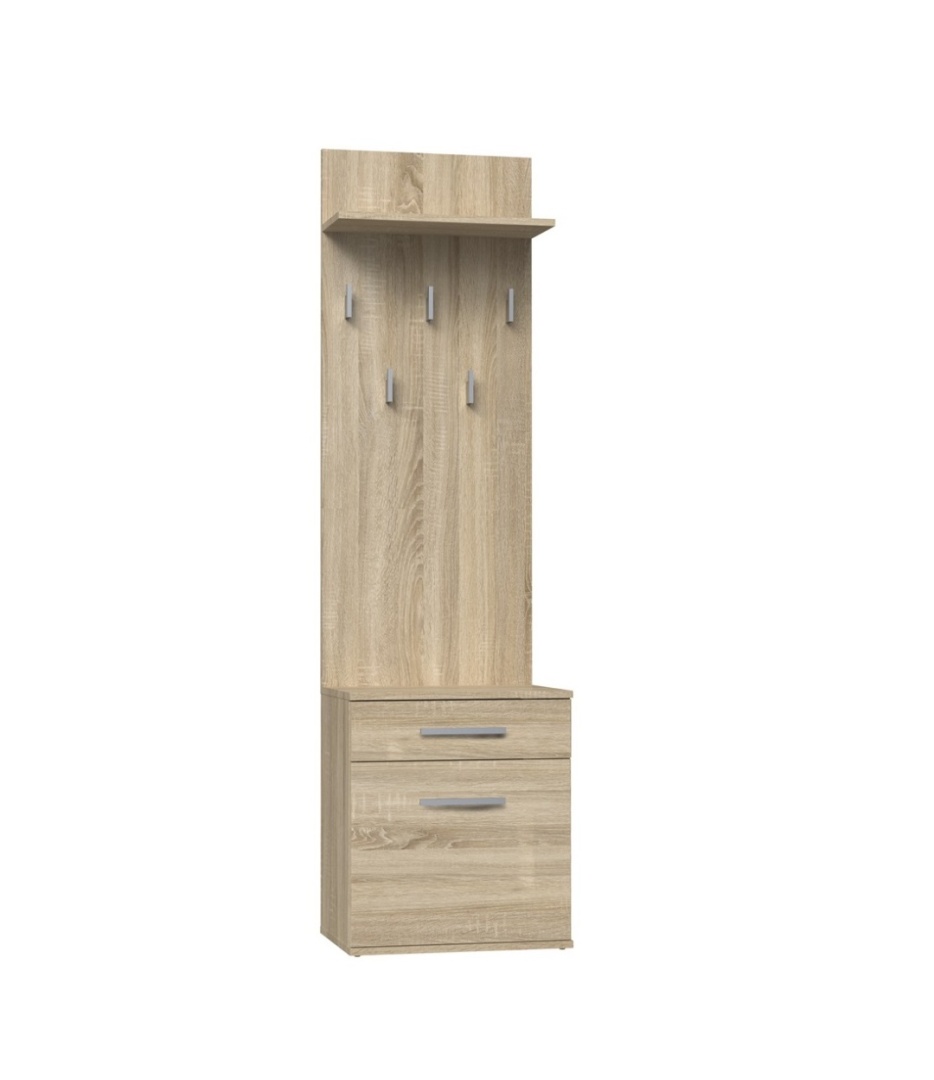 Wąska garderoba do przedpokoju 50cm GAR-103-SON